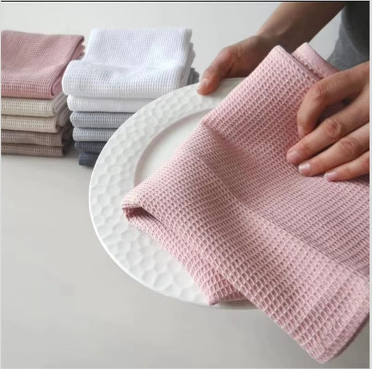 2pc Serviettes en té Waffle serviettes de cuisine