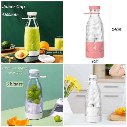 Bouteille de mixeur portable NoirNov