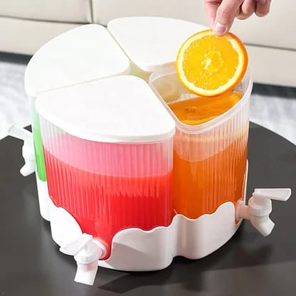 Distributeur de jus partitionné avec support  BlackNov