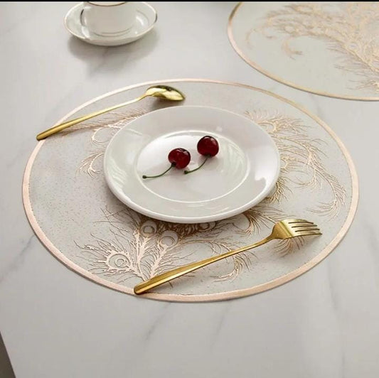6pcs sets de nappe rondes