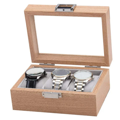 Coffret cadeau montre en bois