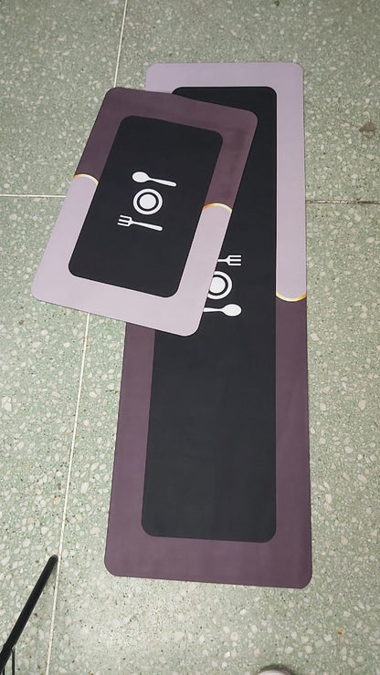 Tapis antidérapants en caoutchouc pour cuisine