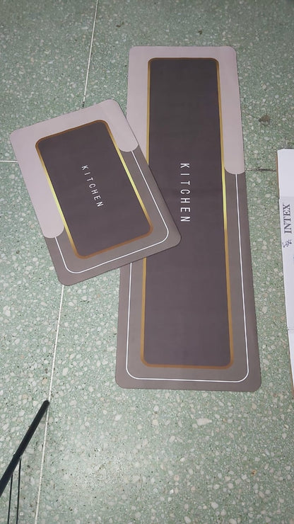 Tapis antidérapants en caoutchouc pour cuisine