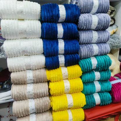 6*6 couvertures en velours polaire