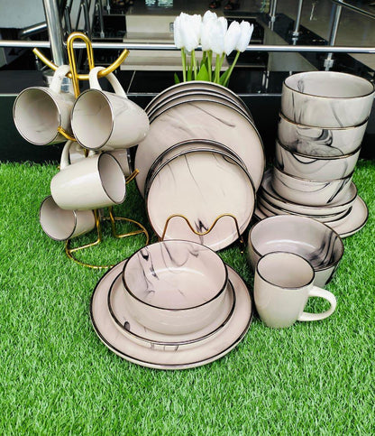 set de dîner de 24 pièces