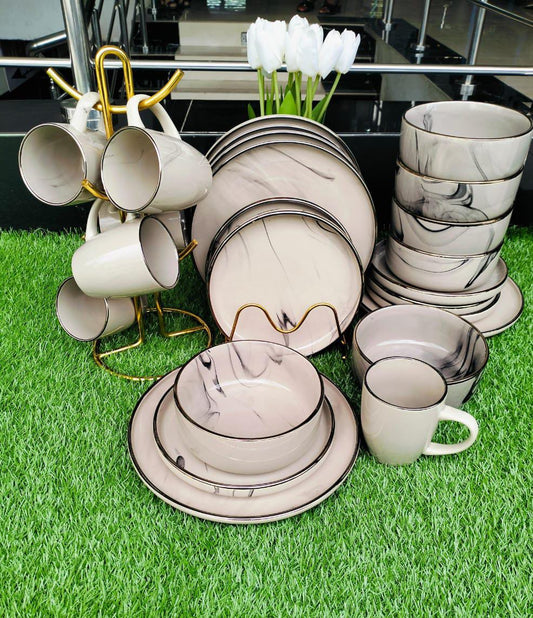 set de dîner de 24 pièces