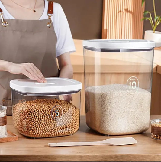 Boîte de rangement automatique hermétique pour céréales/riz