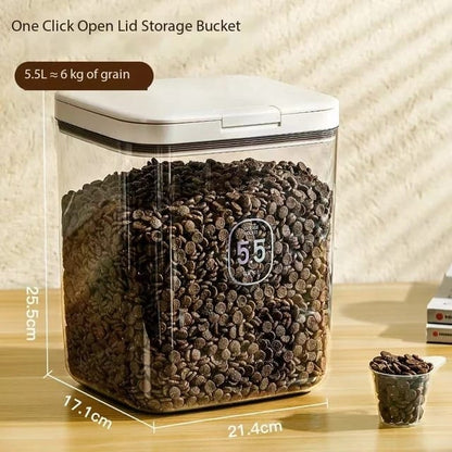 Boîte de rangement automatique hermétique pour céréales/riz