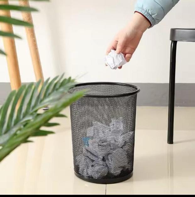 Bac en Maille Métallique Noir