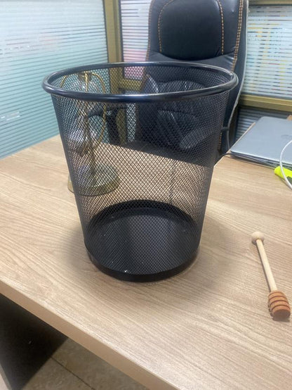 Bac en Maille Métallique Noir