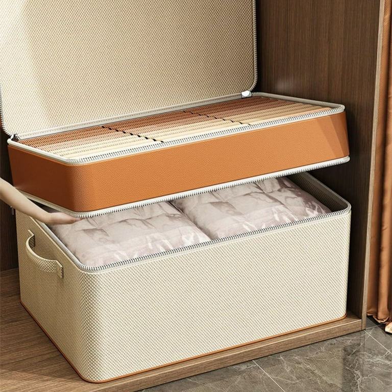 Sac de rangement pour vêtements à fermeture éclair double couche