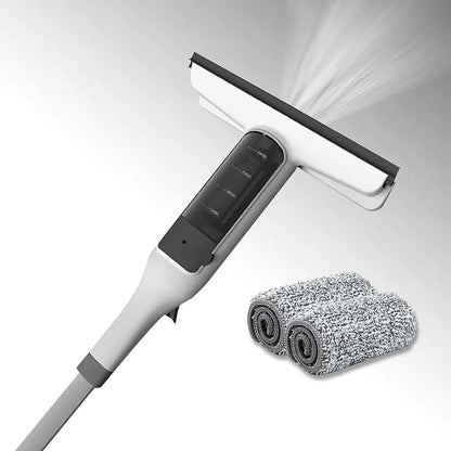 Nettoyant de vitres avec vaporisateur et raclette