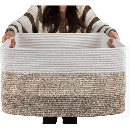 Panier en corde de coton