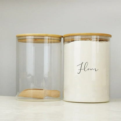 Récipients de rangement en verre