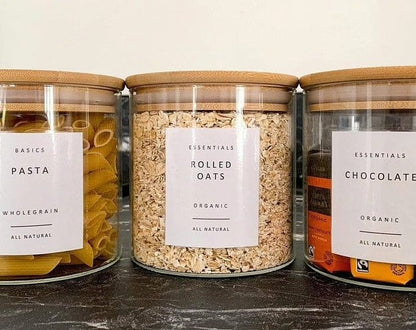 Récipients de rangement en verre