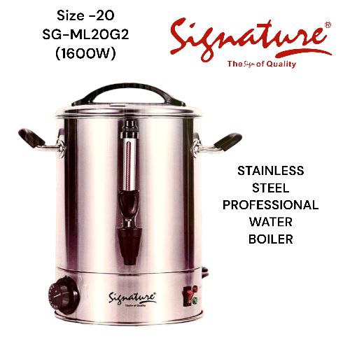 Chaudière à eau pour thé commercial en acier inoxydable