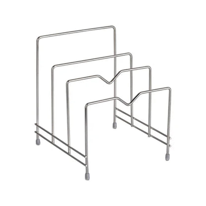 3 fentes larges support de couvercle en acier inoxydable pour comptoir