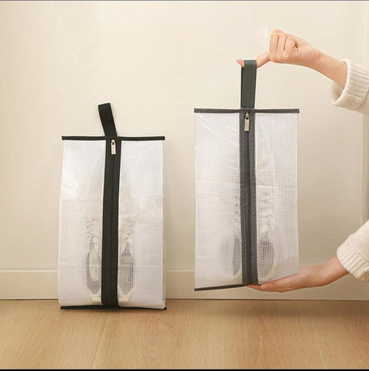 Sac à chaussures en mesh de voyage