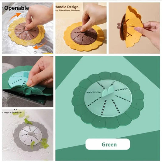 3pcs filtre de drain en silicone