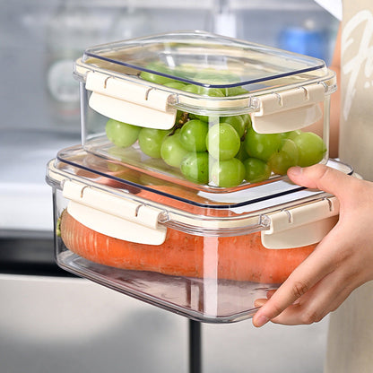 4pcs Couvercles à clip hermétiques contenants de stockage alimentaire