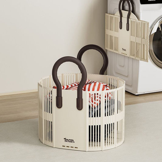 Panier à linge / jouets pliable avec poignées