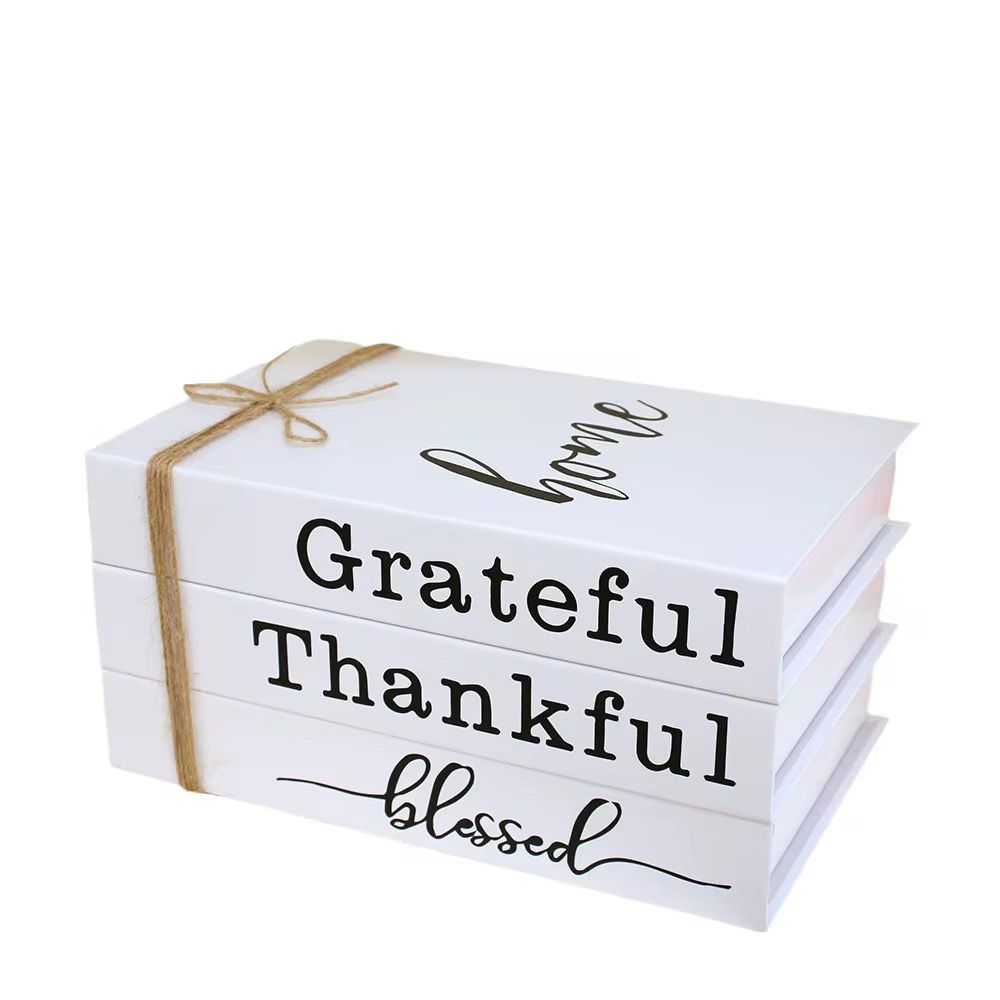 Ensemble de 3 livres décoratifs