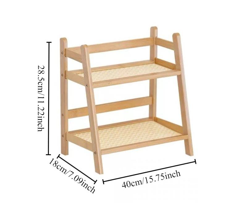 Étagère de rangement en bois