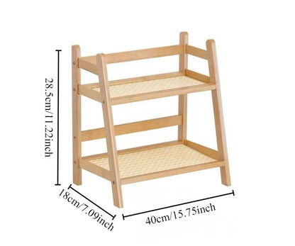 Étagère de rangement en bois