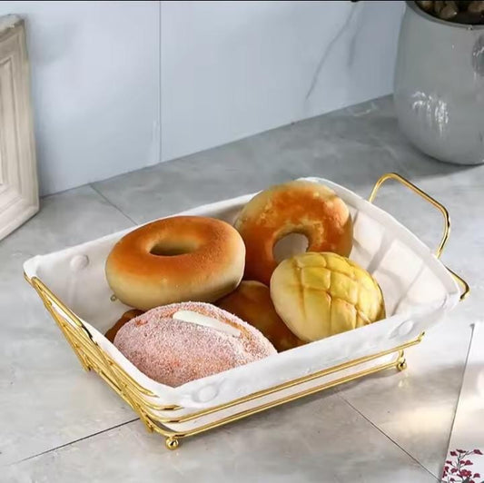 Panier à pain avec tissu