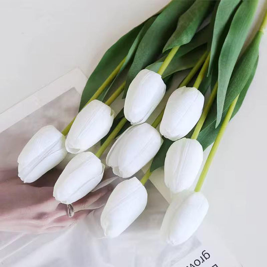 3 pcs Fleurs de Tulipe Artificielles