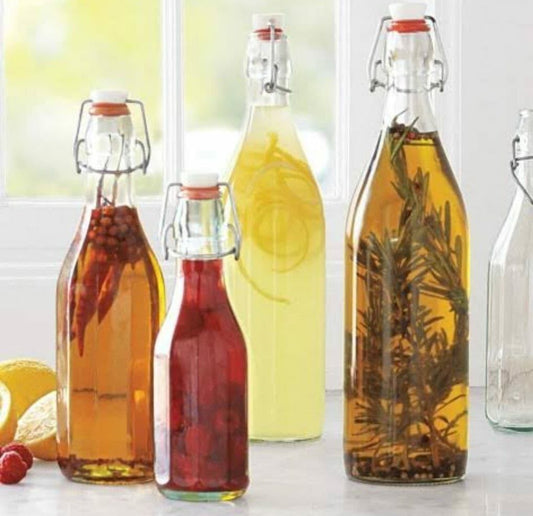Bouteilles en verre à col swing