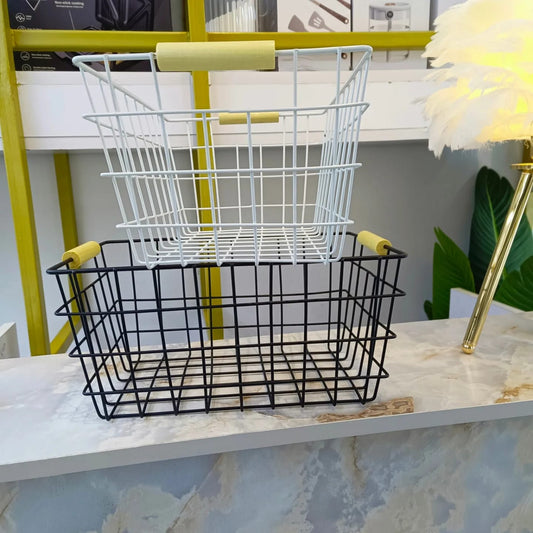 Panier de rangement en fil métallique