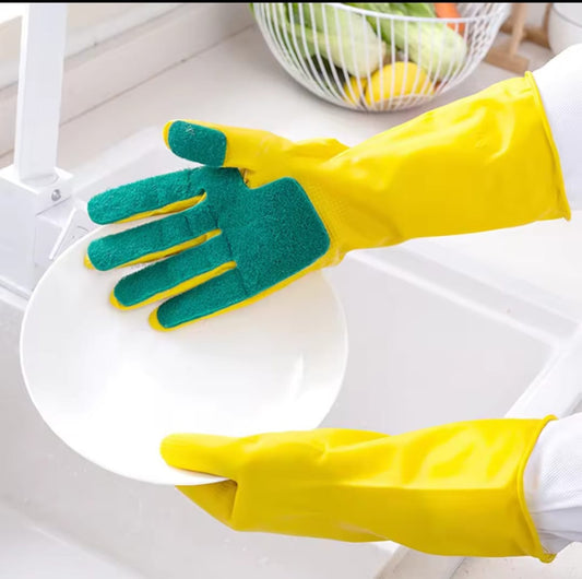 Gants de nettoyage en silicone