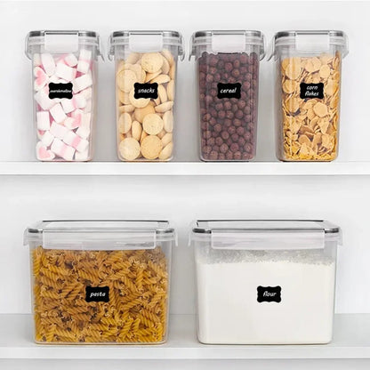 6pcs Conteneurs de rangement alimentaires hermétiques