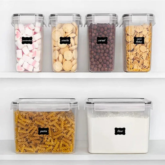 6pcs Conteneurs de rangement alimentaires hermétiques