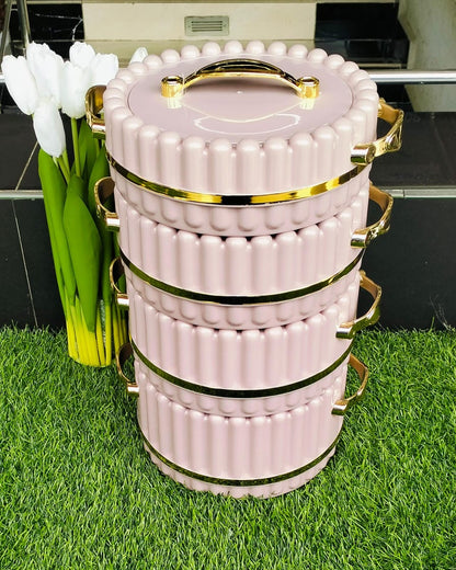4pc Pot chaud isolé