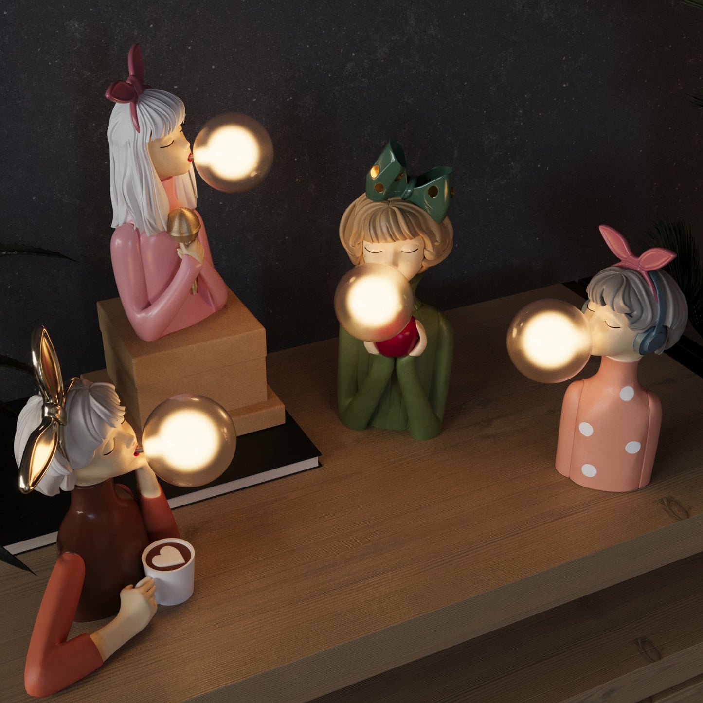 Floroux - Lampe de designer artisanale pour une aura intérieure chic