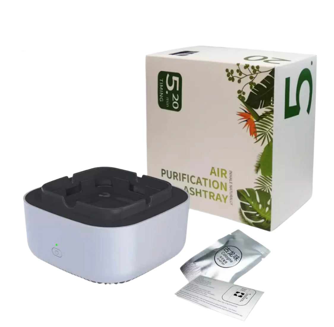 CleanAir Cendrier | Neutralise la fumée et assure un air frais