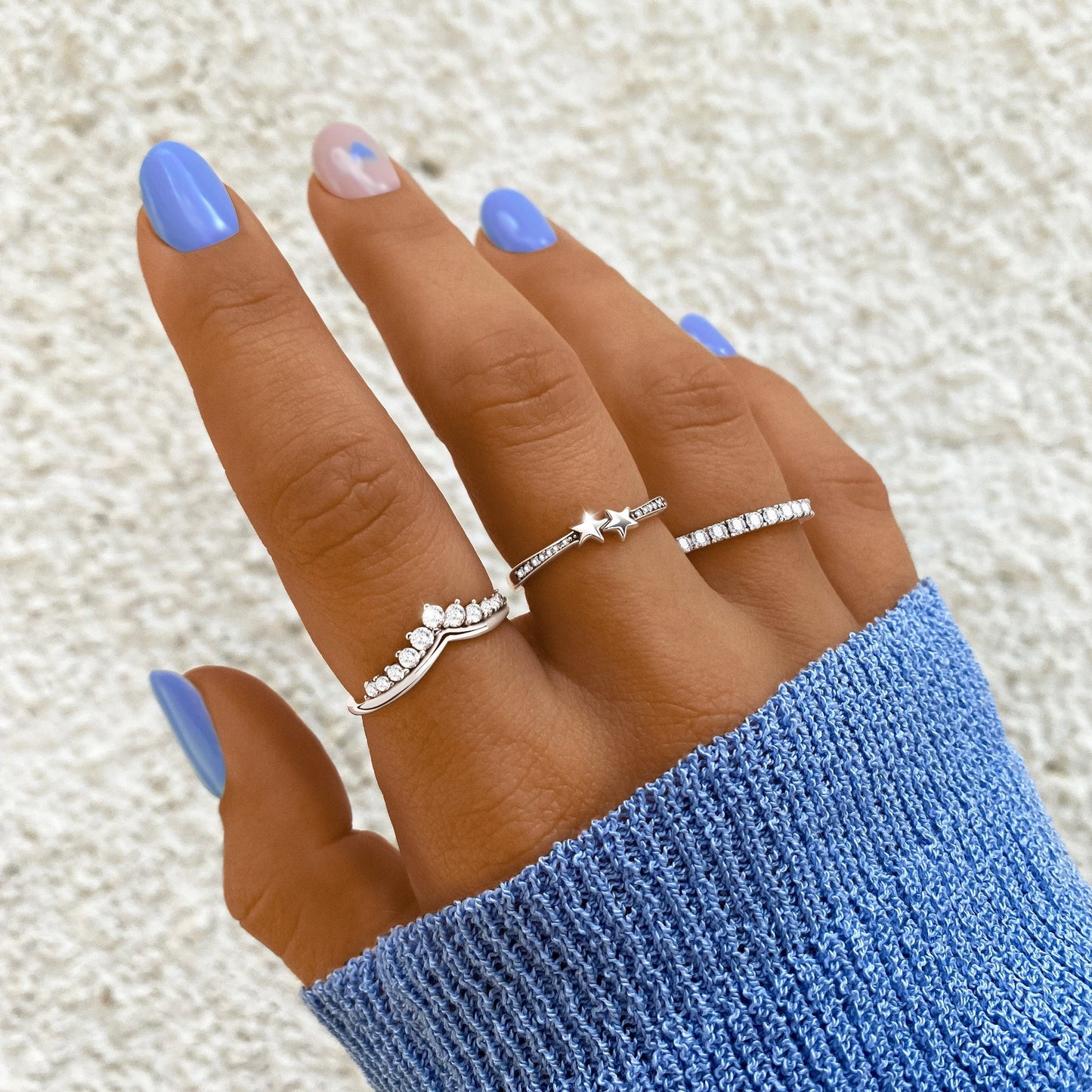 Bague couronne Allegra Zirkonia - Une touche d'élégance