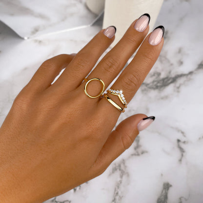 Bague couronne Allegra Zirkonia - Une touche d'élégance