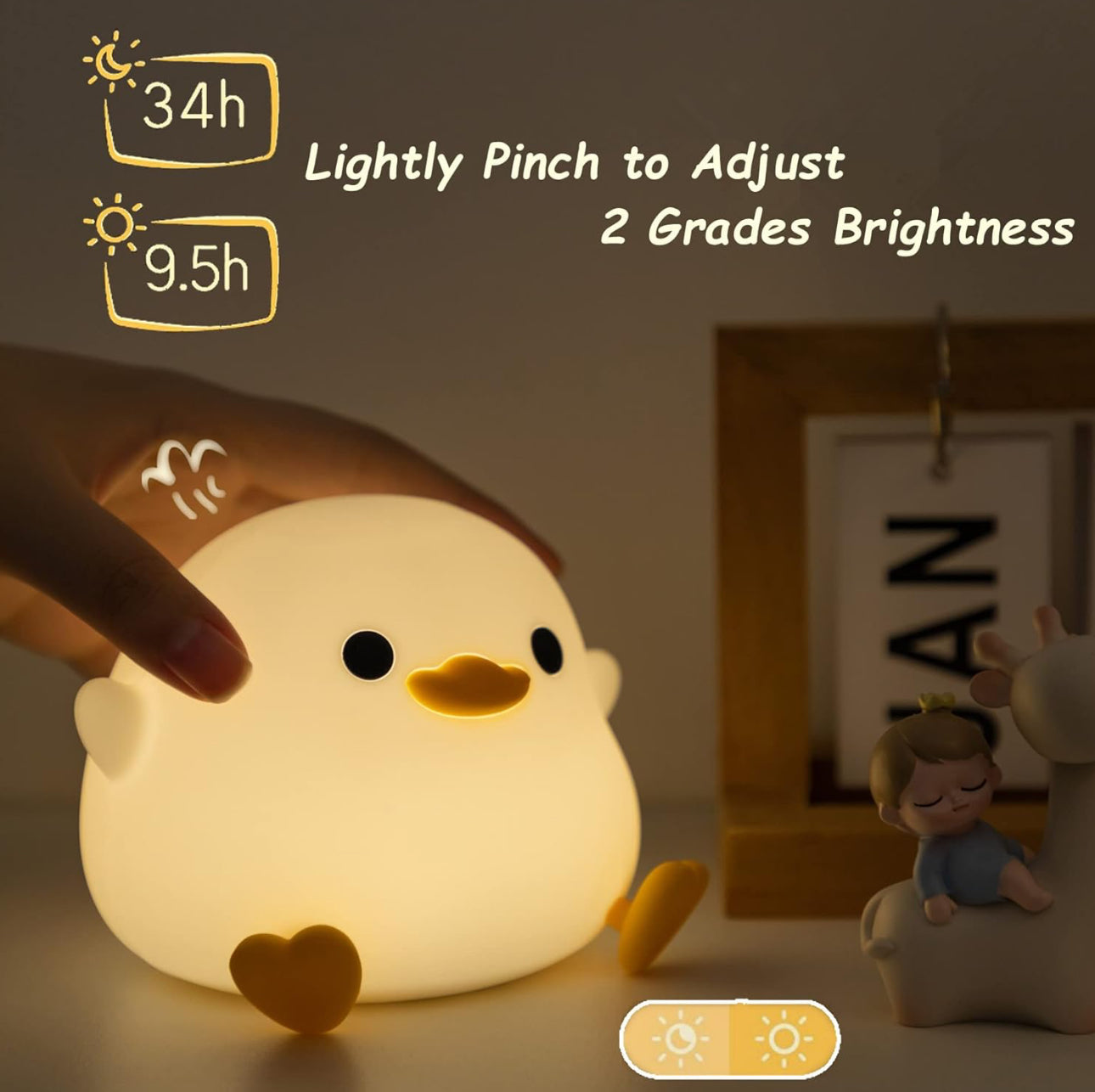 Éclairage LED automatique DuckieDream Lumière élégante