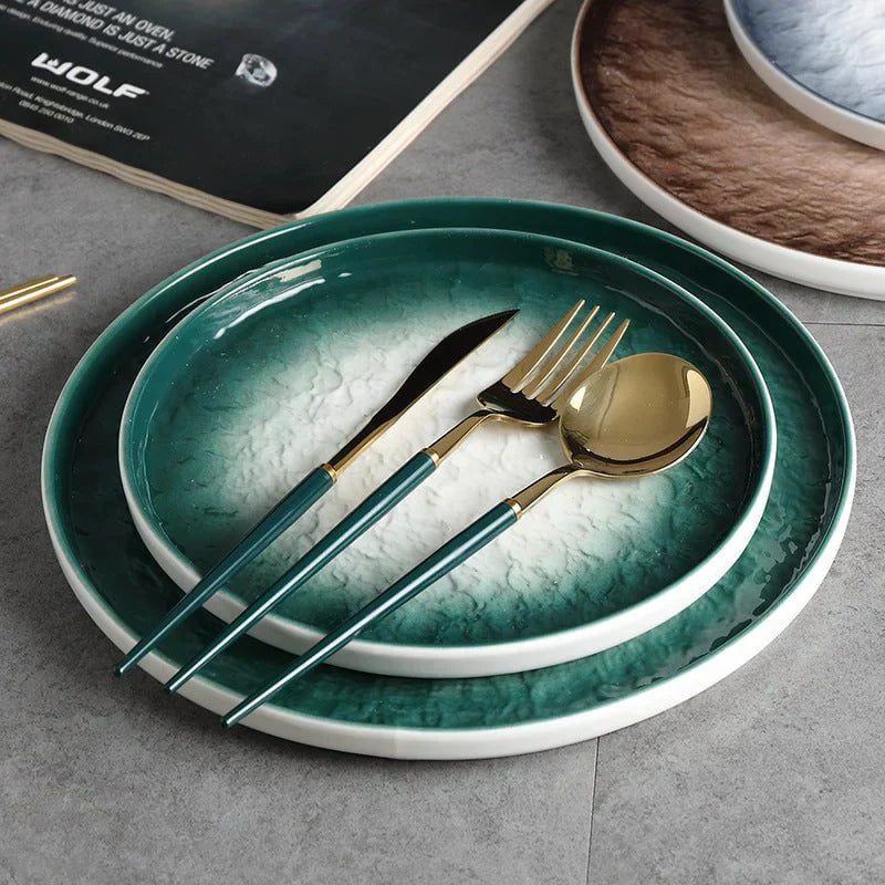 Floroux Design Gradated Plate | High-Quality Dinner Plates | Modern Gradated Design