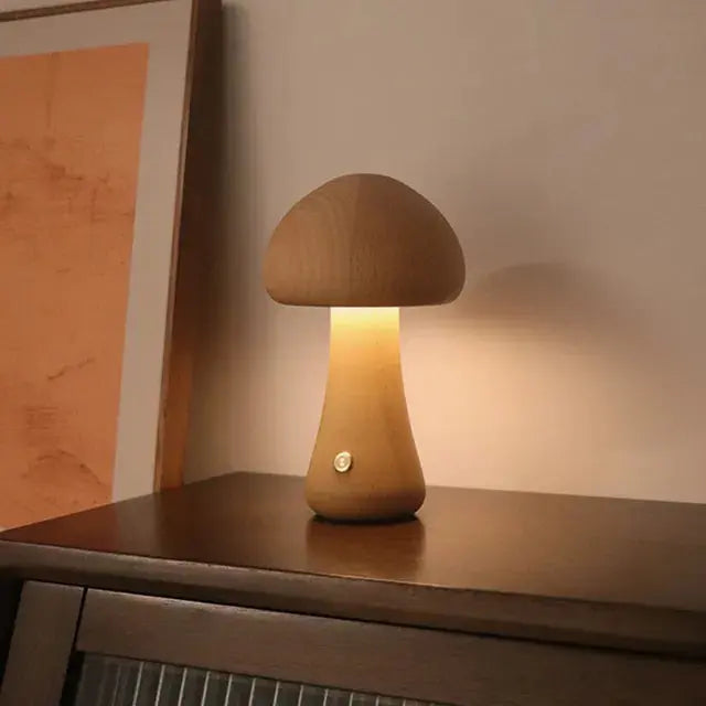 Floroux | Lampe de Table Champignon | Design Élégant et Doux