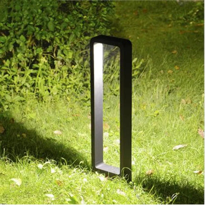 Floroux - Élégante lampe extérieure debout en aluminium