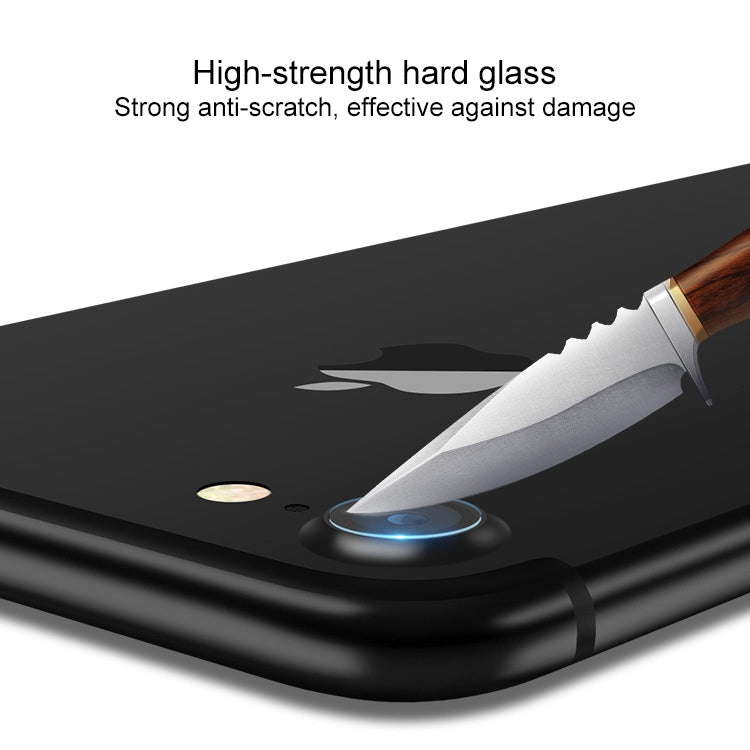 Pour iPhone 7 Protecteur d'objectif circulaire de caméra arrière en verre trempé Film protecteur