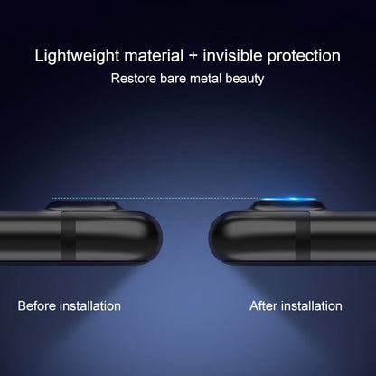 Pour iPhone 7 Protecteur d'objectif circulaire de caméra arrière en verre trempé Film protecteur