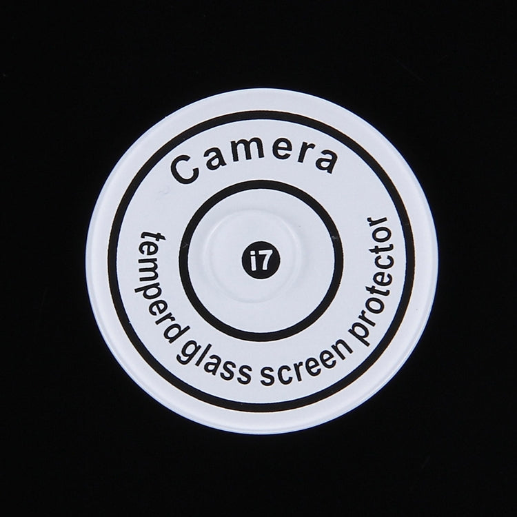 Pour iPhone 7 Protecteur d'objectif circulaire de caméra arrière en verre trempé Film protecteur