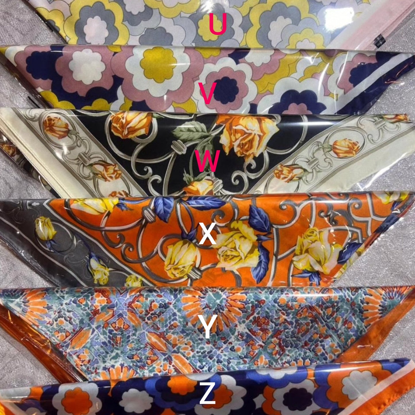 Étole carrée en soie