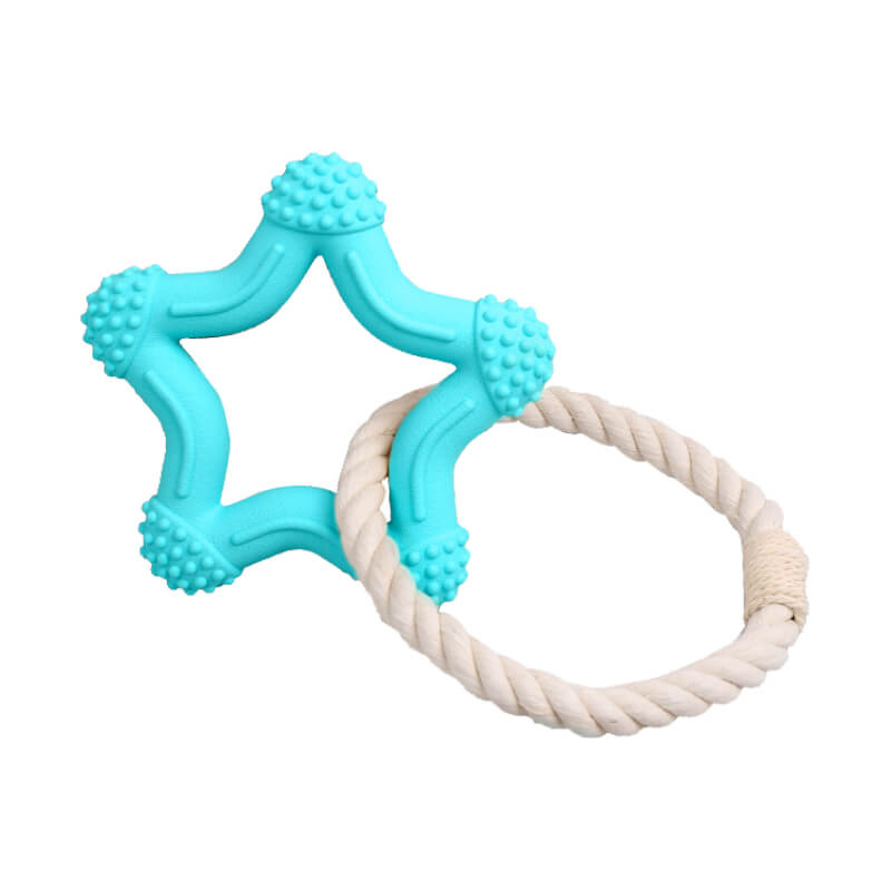 Jouet interactif de tir à la corde pour chien, nettoyage des dents, jouet à mâcher en caoutchouc