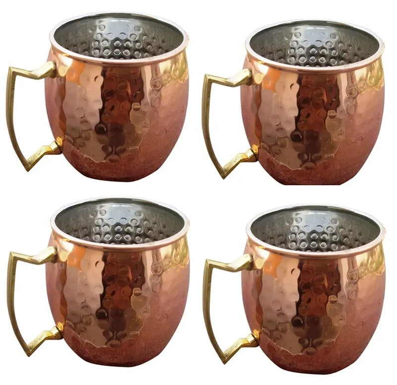 ChillCopper – Ensemble de Tasses en Cuivre Martelé